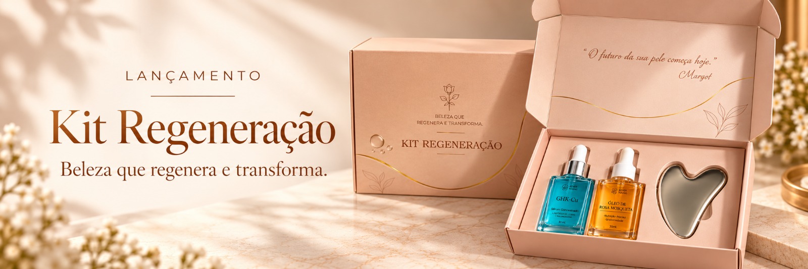 Lançamento Kit Regeneração. Beleza que regenera e transforma.