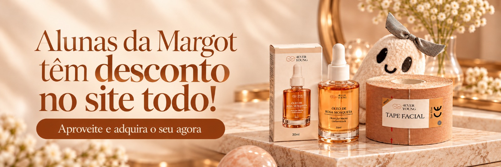 Alunas da Margot têm desconto no site todo! Aproveite e adquira o seu agora.